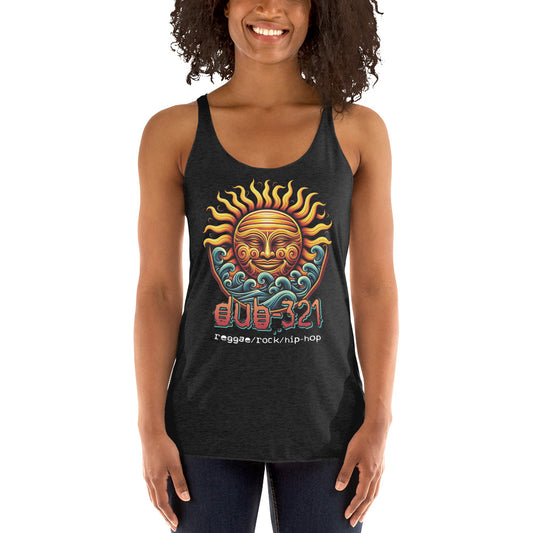 Sun/Waves Women's Racerback Tank